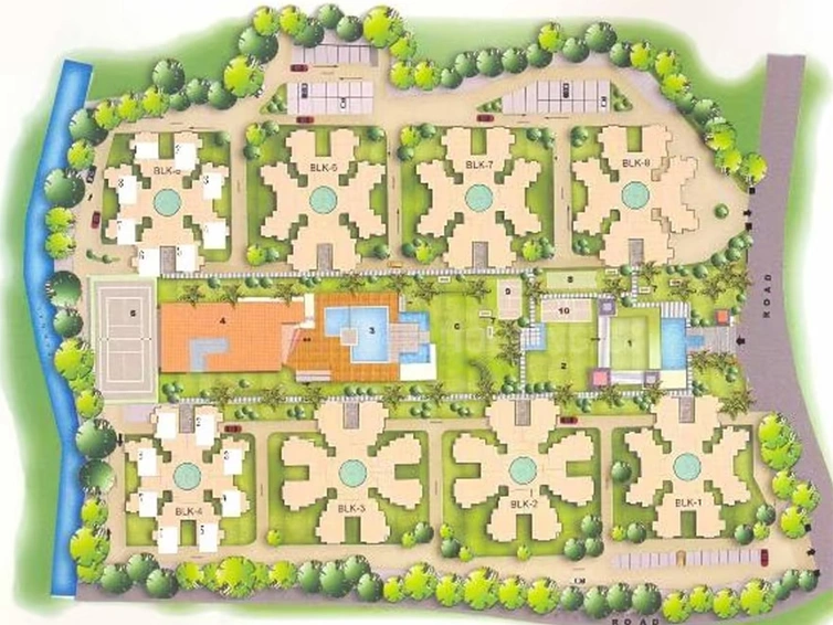 Master Plan of Jains Tufnell gardens in Kakkanad, Kochi - Image 277291