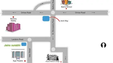 Location of Jains Surabhi - Image 335699