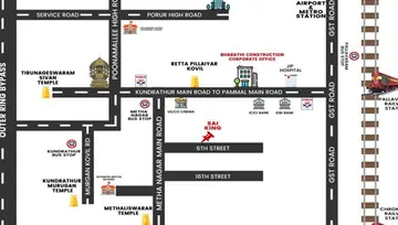 Location of Bharathi Sai King - Image 273644