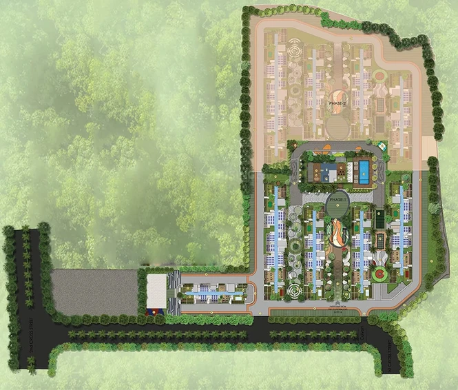 Master Plan of Urbanrise Spring Tide in Mahindra World City, Chennai - Image 258671