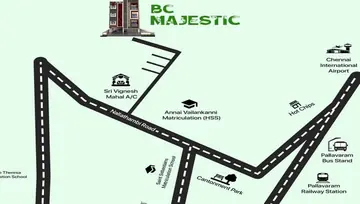 Location of Bharathi Majestic - Image 273802
