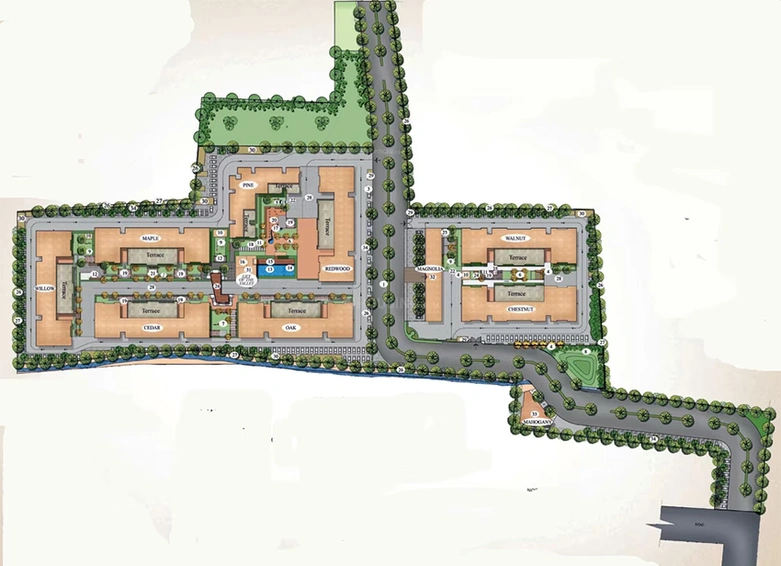 Master Plan of Navins Starwood Towers 3.0 in Medavakkam, Chennai - Image 258399