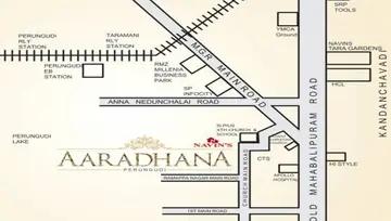 Location of Navins Aaradhana - Image 255697