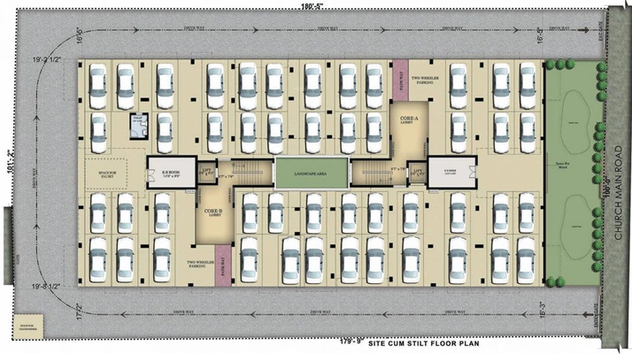 Master Plan of Navins Aaradhana in Perungudi, Chennai - Image 255699