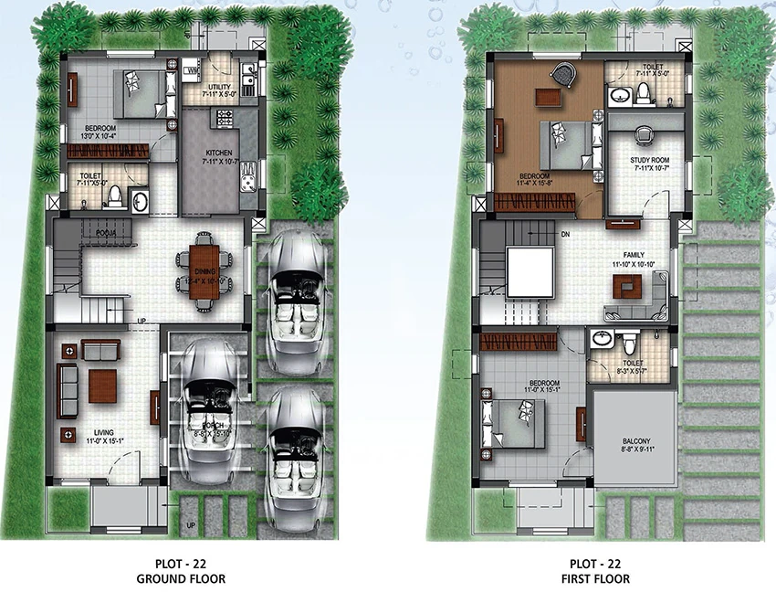2 BHK House/Villa in Navins Palm Fronds in Karapakkam, Chennai - Image 880355