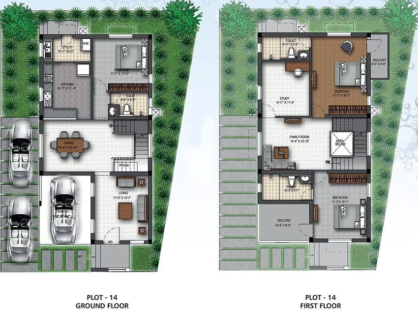 3 BHK House/Villa in Navins Palm Fronds in Karapakkam, Chennai - Image 880357