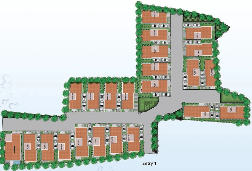 Master Plan of Navins Palm Fronds in Karapakkam, Chennai - Image 335854