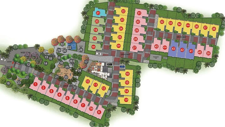 Master Plan of Casagrand Amberley in Navalur, Chennai - Image 264465