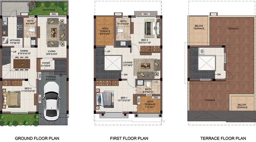 3 BHK House/Villa in Casagrand Vistaaz in Perungalathur, Chennai - Image 881858