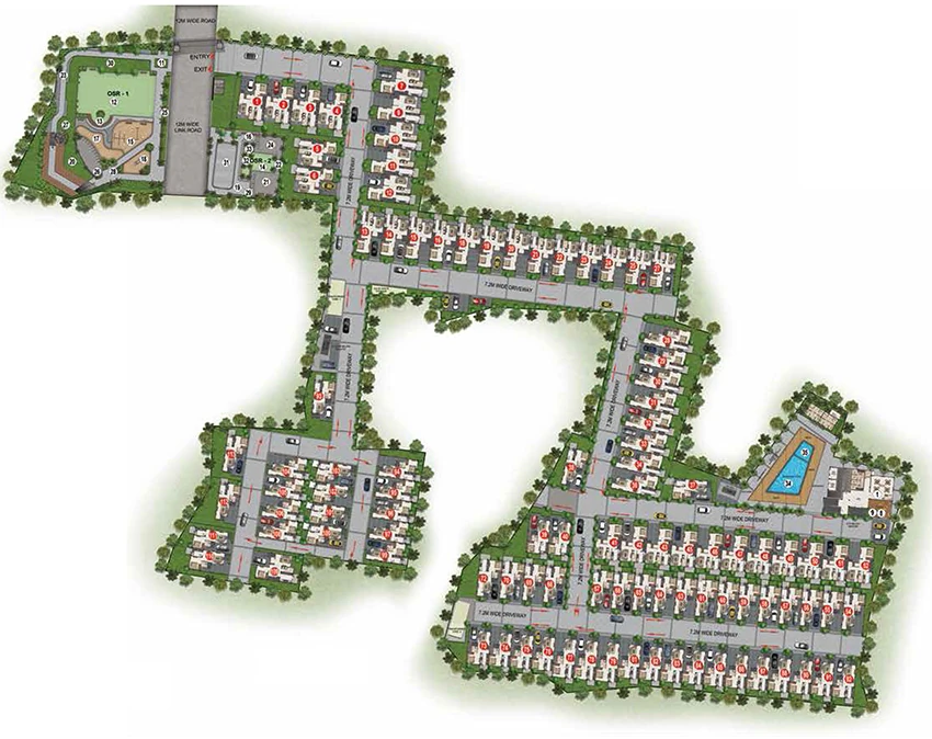 Master Plan of Casagrand Vistaaz in Perungalathur, Chennai - Image 338332