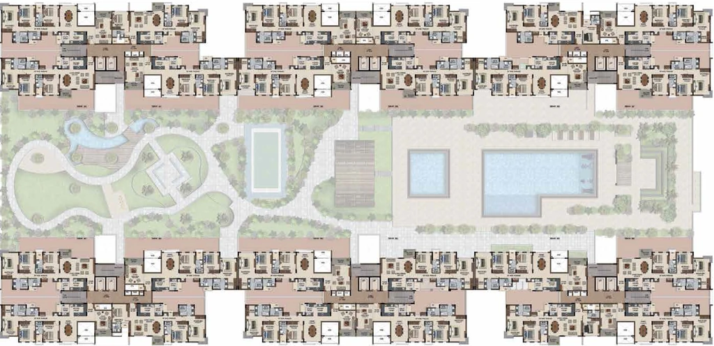 Floor Plan of Casagrand Amethyst 2 in Mahabalipuram, Chennai - Image 339070
