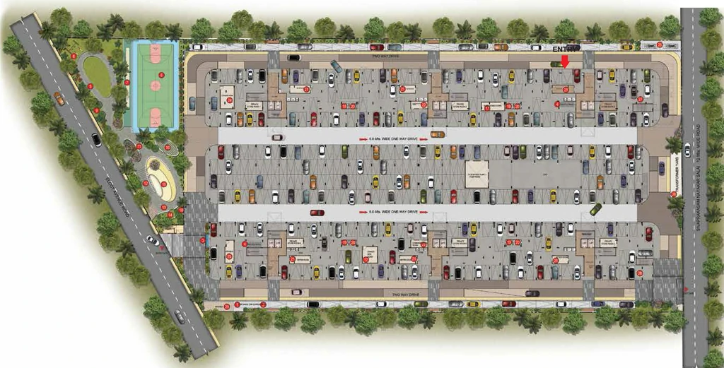 Master Plan of Casagrand Amethyst 2 in Mahabalipuram, Chennai - Image 339071