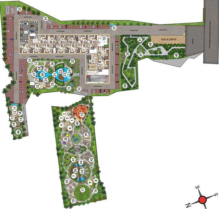 Master Plan of Casagrand Madelyn in Pallavaram, Chennai - Image 338314