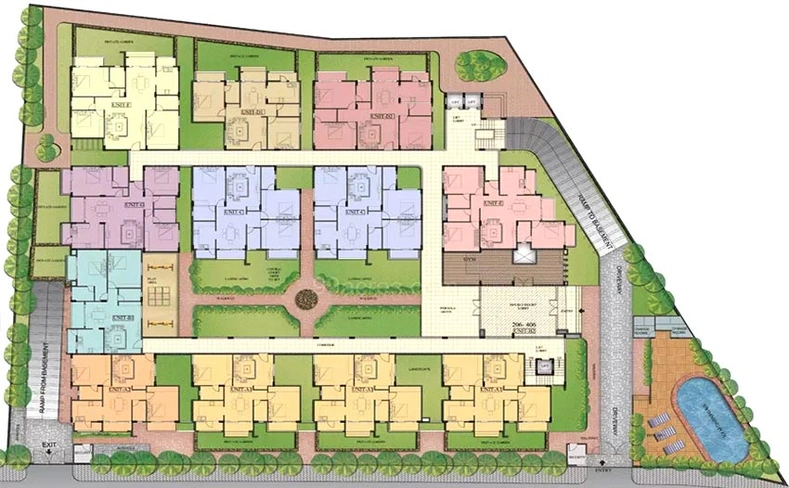 Master Plan of ATZ Splendor in Thanisandra, Bangalore - Image 267576