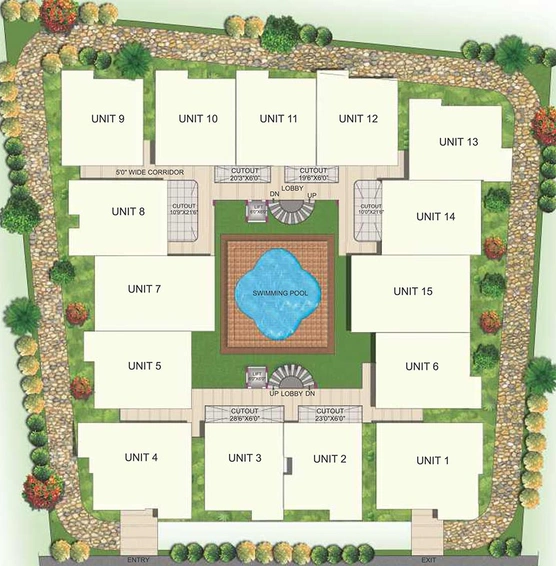 Master Plan of Sai Purvi Pride in Gunjur Palya, Bangalore - Image 274380