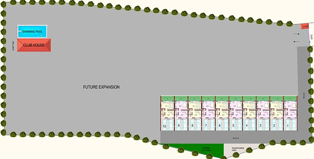 Master Plan of Ashish Narayana Rowhouse in Thubarahalli, Bangalore - Image 267155