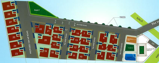 Master Plan of Aashish Villas in Devanahalli, Bangalore - Image 266990