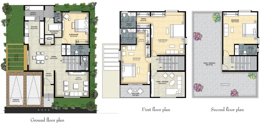 3 BHK Flat in VRR Golden Enclave Phase 2 in Electronic City, Bangalore - Image 883421