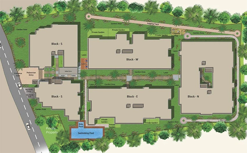 Master Plan of Sai Suraksha Marvella in Bannerghatta, Bangalore - Image 275077