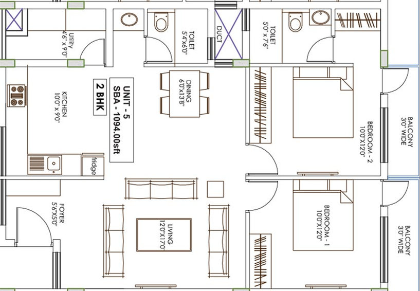 2 BHK Flat in Sonin Tranquil in JP Nagar, Bangalore - Image 854274