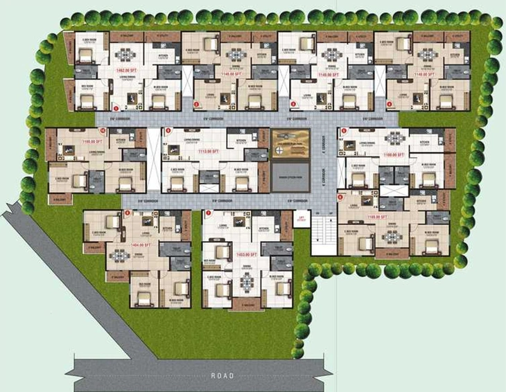 Master Plan of SLV Ratnagiri Enclave in Whitefield, Bangalore - Image 236680
