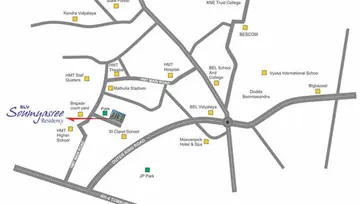 Location of SLV Soumyasree Residency - Image 236691