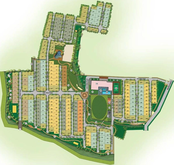Master Plan of Nambiar Ellegenza in Anekal, Bangalore - Image 270731
