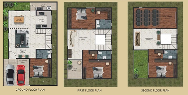 4 BHK House/Villa in SLN Sundaram Palm Villas in Bongloor, Hyderabad - Image 834047