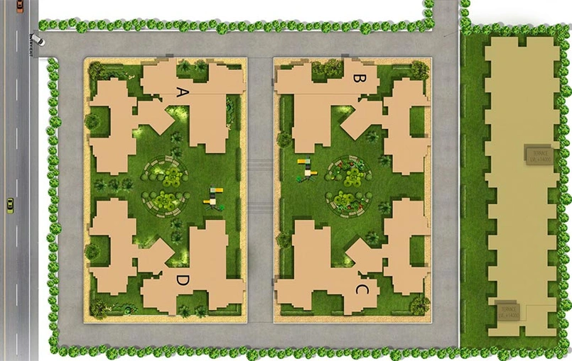 Master Plan of Shiv Sai Park Apartments in Sector 87, Faridabad - Image 243321