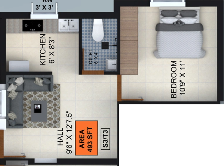 1 BHK Flat in Crest Lexi in Anakaputhur, Chennai - Image 839766