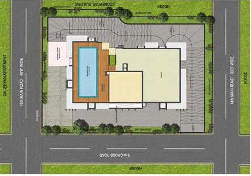 Master Plan of Nitesh Knightsbridge in Sadashivanagar, Bangalore - Image 241356