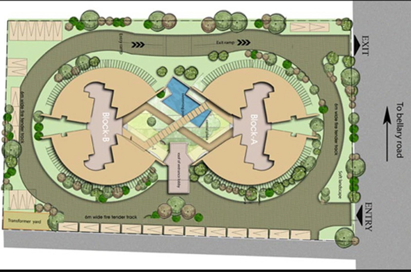 Master Plan of Nitesh Central Park in Bagalur, Bangalore - Image 241233