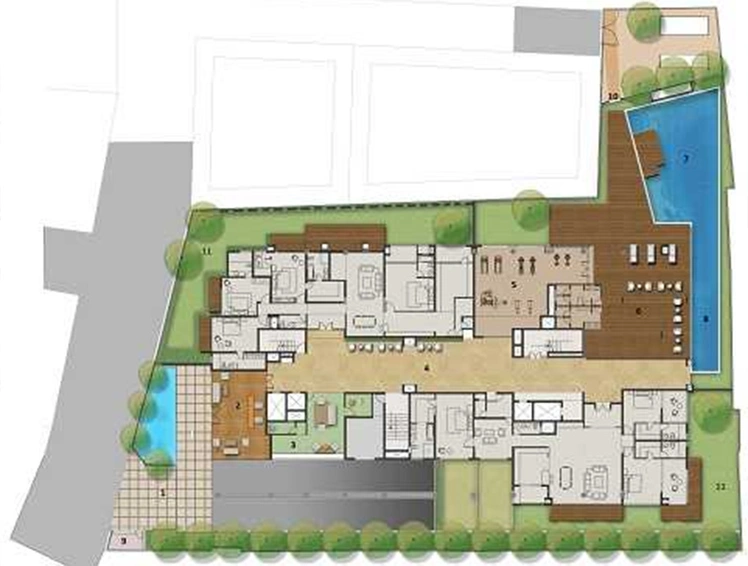 Master Plan of Nitesh Logos in MG Road, Bangalore - Image 241371