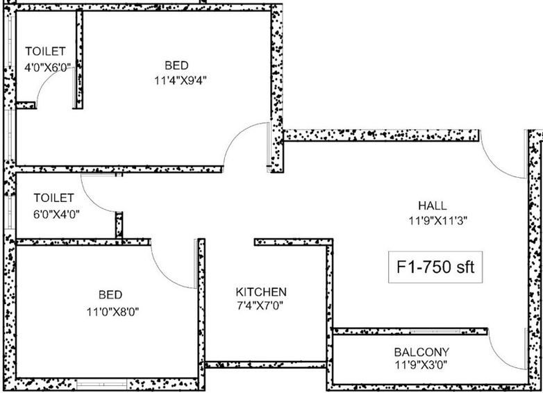 2 BHK Flat in Crest Leva in Anakaputhur, Chennai - Image 839935