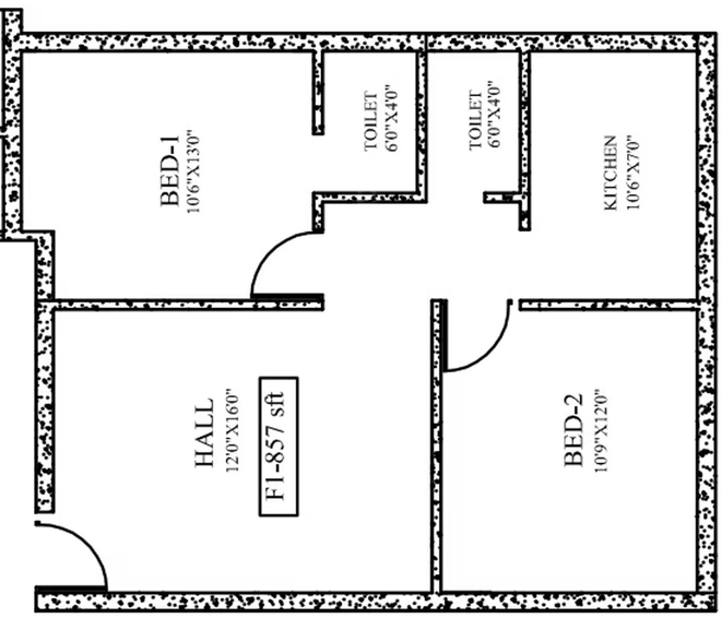 2 BHK Flat in Crest Mercia in Anakaputhur, Chennai - Image 839982