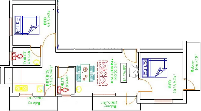 2 BHK Flat in Crest Jade in Anakaputhur, Chennai - Image 839987