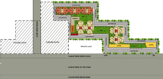 Master Plan of Agrasain Aagman 1 in Sector 70, Faridabad - Image 244350
