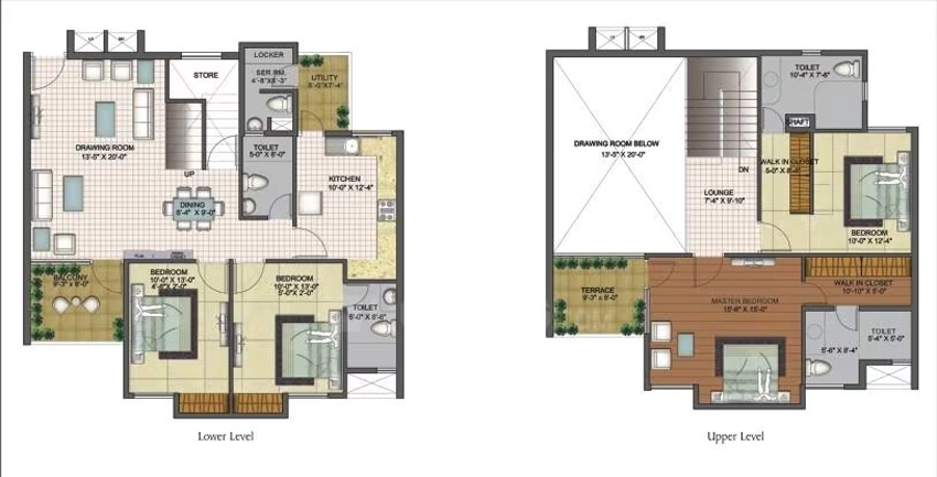 4 BHK Penthouse in Unishire The Ledge in Jakkur, Bangalore - Image 883440