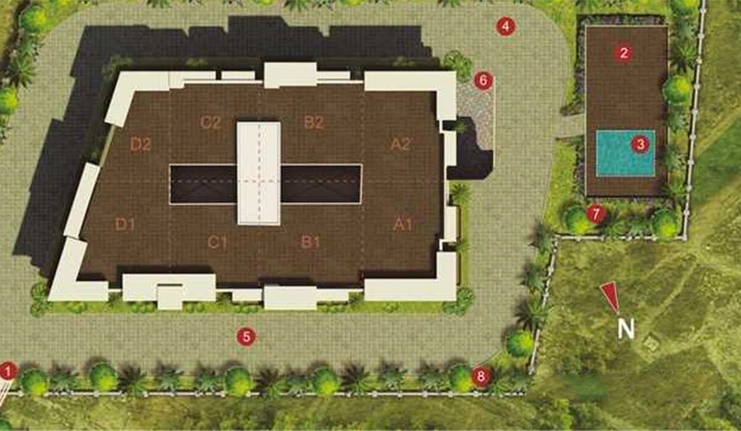 Master Plan of Unishire Panamera in Thanisandra, Bangalore - Image 236770