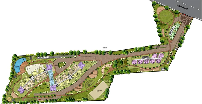 Master Plan of Skylark Dasos in Hennur Road, Bangalore - Image 236603