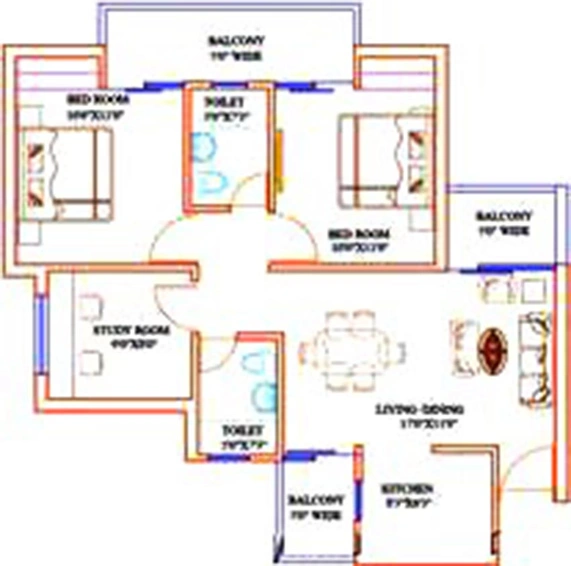 2 BHK Flat in Shubhkamna Epic in Sector 12, Greater Noida - Image 836696