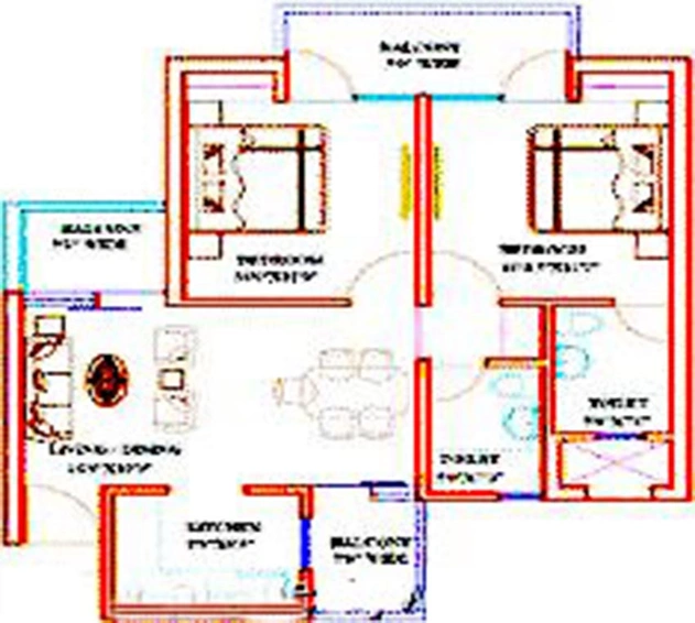 2 BHK Flat in Shubhkamna Epic in Sector 12, Greater Noida - Image 836695