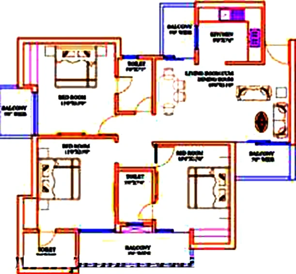 3 BHK Flat in Shubhkamna Epic in Sector 12, Greater Noida - Image 836698