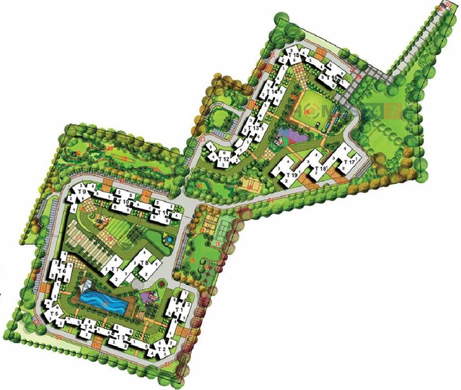 Master Plan of Skylark Eden in Frazer Town, Bangalore - Image 236615