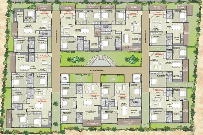 Master Plan of Aashrayaa Crystal in Bommanahalli, Bangalore - Image 267010