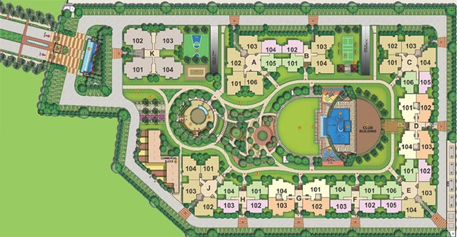 Master Plan of Exotica Fresco in Sector 137, Noida - Image 234361