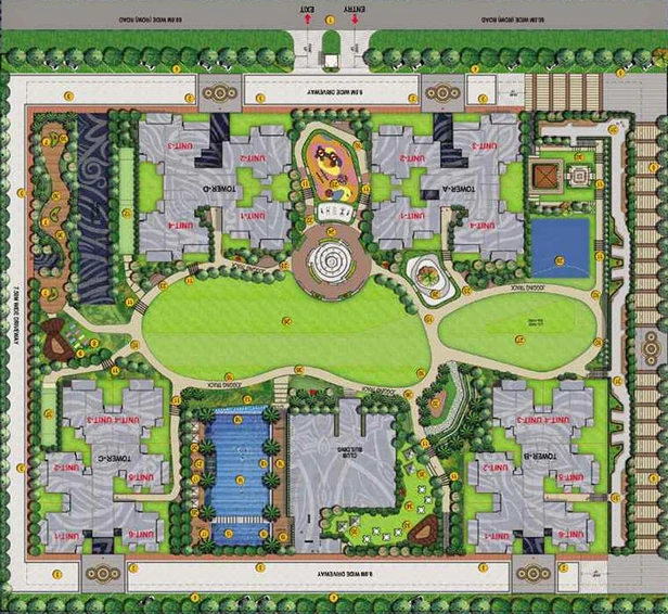 Master Plan of Irish Platinum in Sector 10, Greater Noida - Image 232554