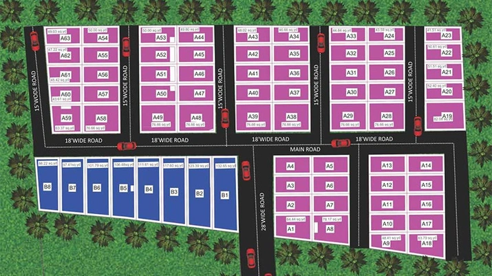 Master Plan of Omson Nature Valley in Sadullapur, Greater Noida - Image 234401