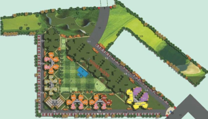 Master Plan of Vihaan Golf Bay in Yamuna Expressway, Greater Noida - Image 232788