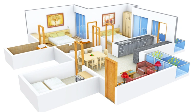 2 BHK Flat in Saviour IRIS in Crossings Republik, Ghaziabad - Image 836051